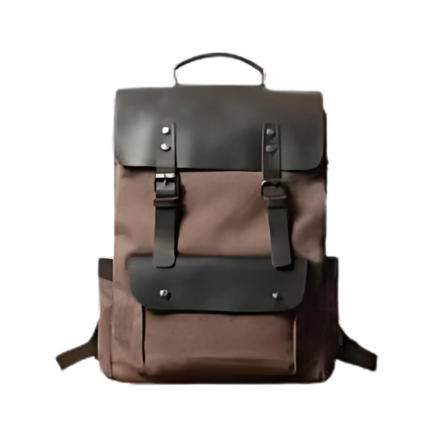 Canvas Leather Backpack Casual Backpack School Backpack Rucksack
This backpack is very simple, yet fashionable and durable; it is made of selected thick genuine cow leather, quality canvas material, anti-rust hardware and nylon fabric. This bag is perfect as your everyday bag, school bag and it can fit a 14'' Laptop, an IPAD, A4 files, books, magazines, as well as many accessories.