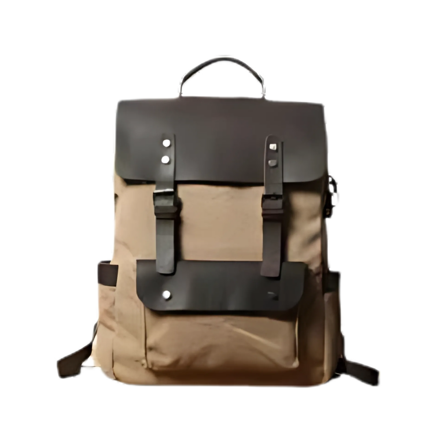 Canvas Leather Backpack Casual Backpack School Backpack Rucksack
This backpack is very simple, yet fashionable and durable; it is made of selected thick genuine cow leather, quality canvas material, anti-rust hardware and nylon fabric. This bag is perfect as your everyday bag, school bag and it can fit a 14'' Laptop, an IPAD, A4 files, books, magazines, as well as many accessories.