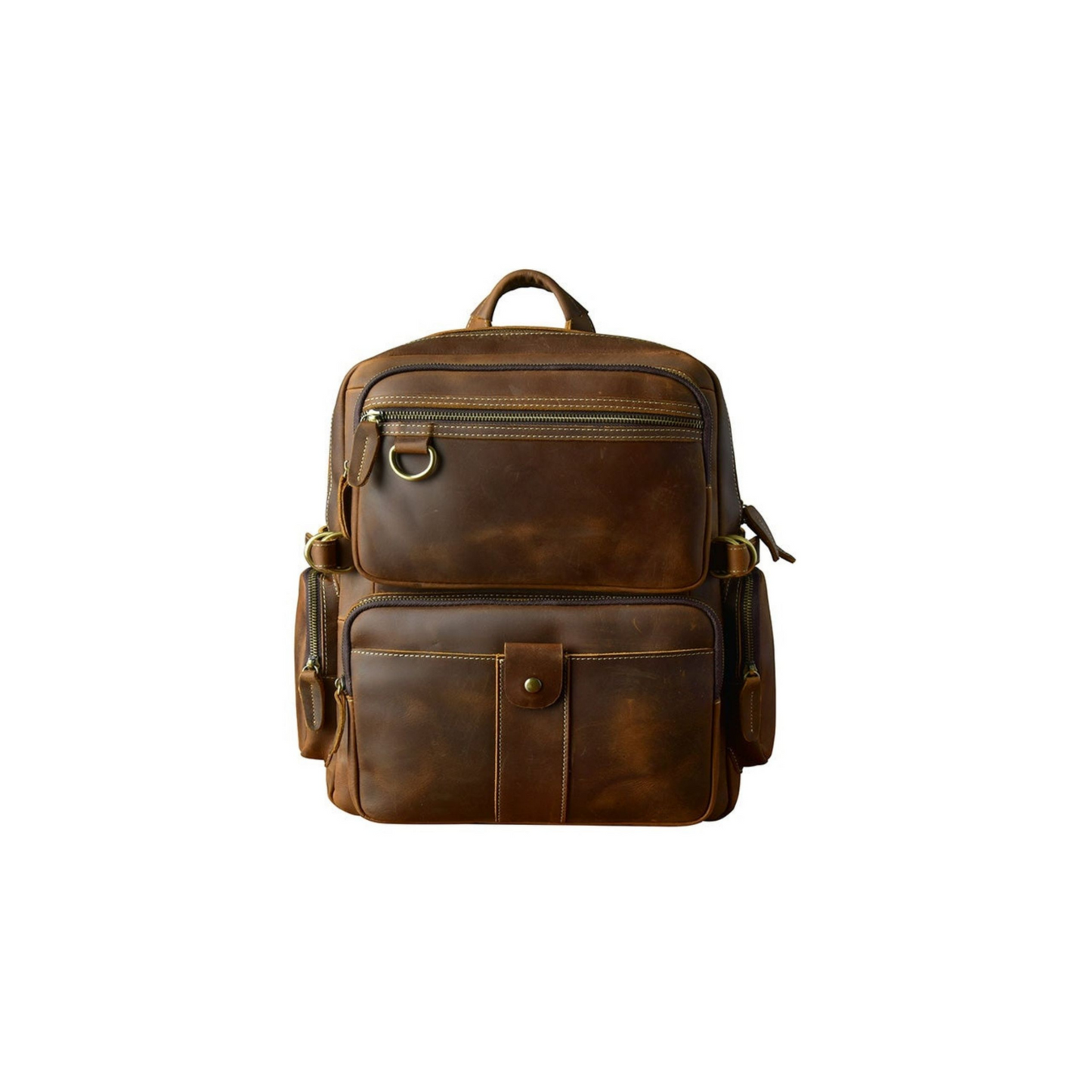 Crazy Horse Leather Backpack Laptop Backpack Travel Backpack