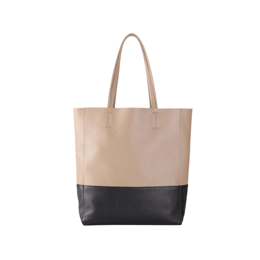 Full Grain Leather Tote Bag, Leather Shopper Bag, Women Leather Bag, Shoulder Bag, Diaper Bag