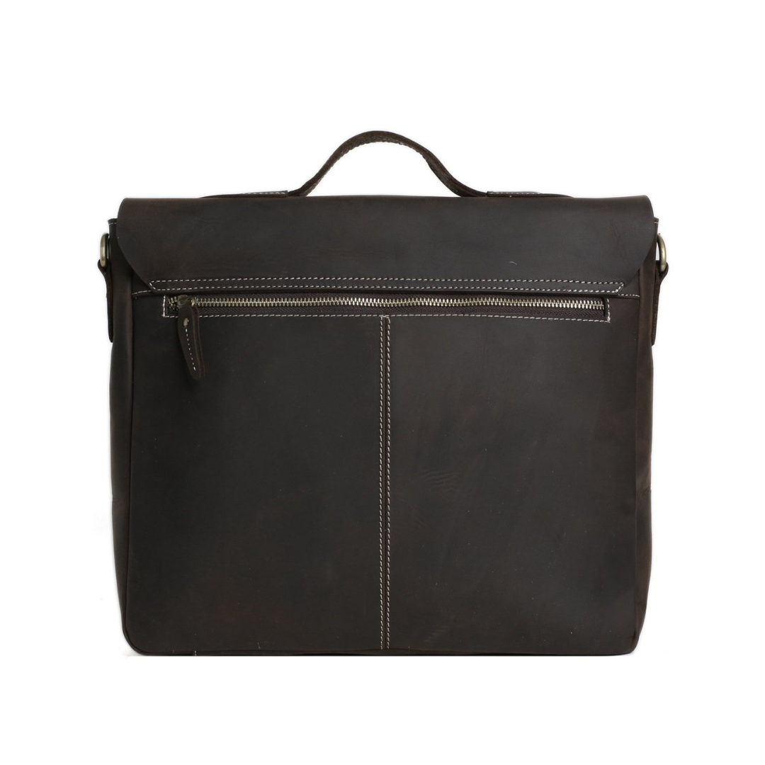 Handmade Leather Messenger Bag Laptop Bag Men's Bag