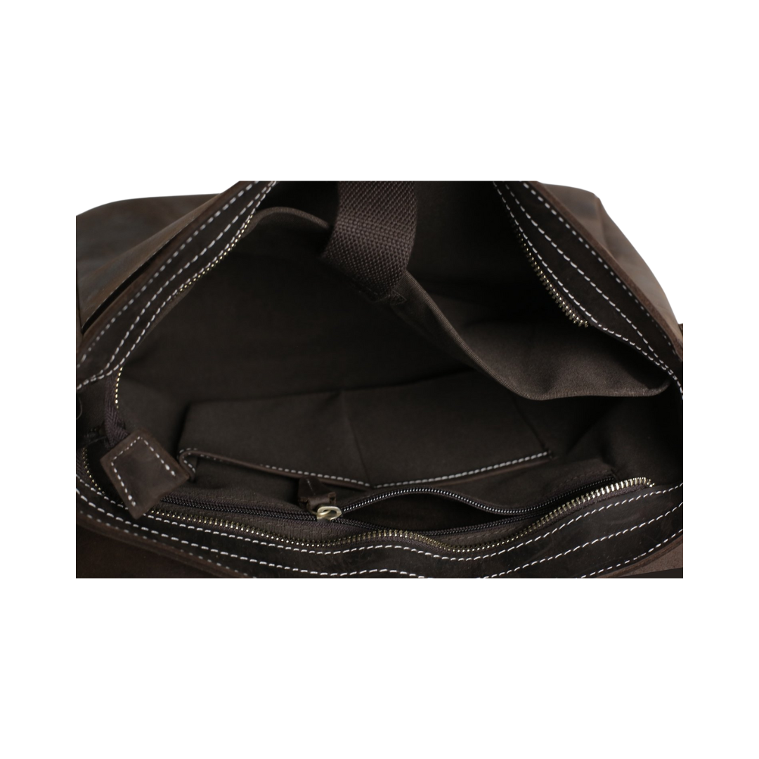 Handmade Leather Messenger Bag Laptop Bag Men's Bag