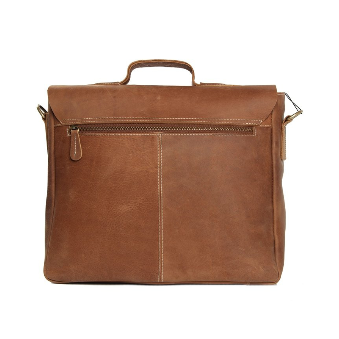 Handmade Leather Messenger Bag Laptop Bag Men's Bag