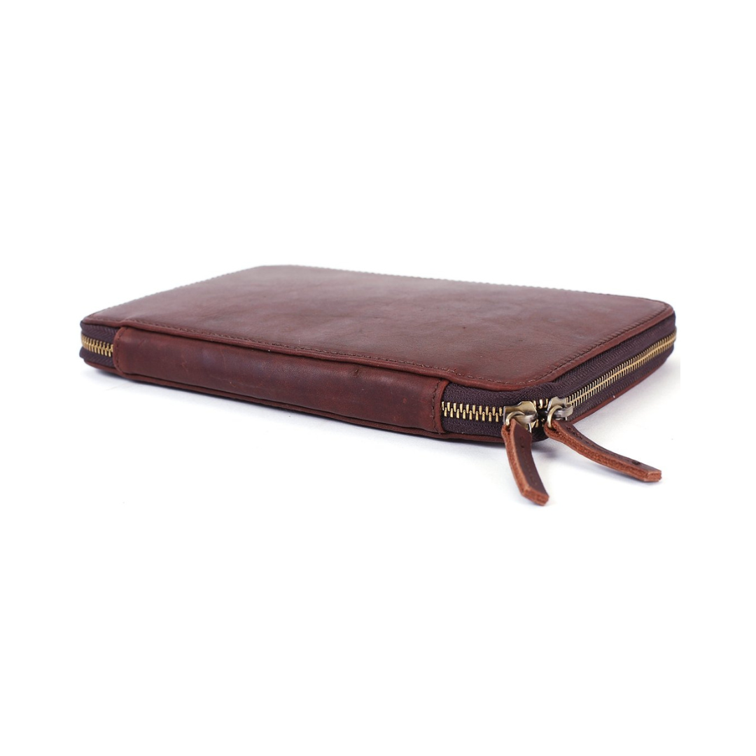 Personalized Initials Leather Travel Wallet, Passport Holder - Groomsmen Gift