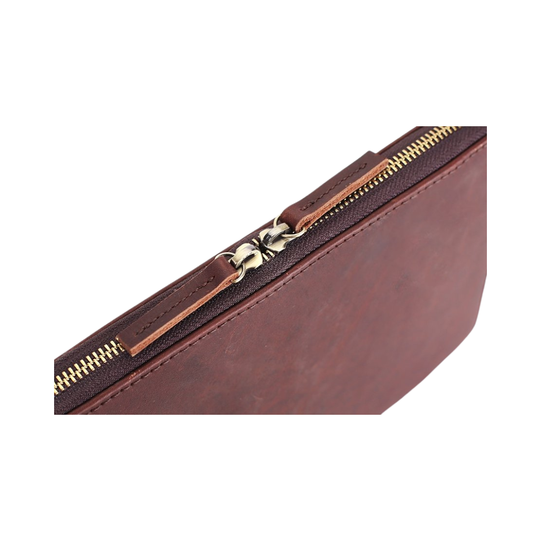 Personalized Initials Leather Travel Wallet, Passport Holder - Groomsmen Gift