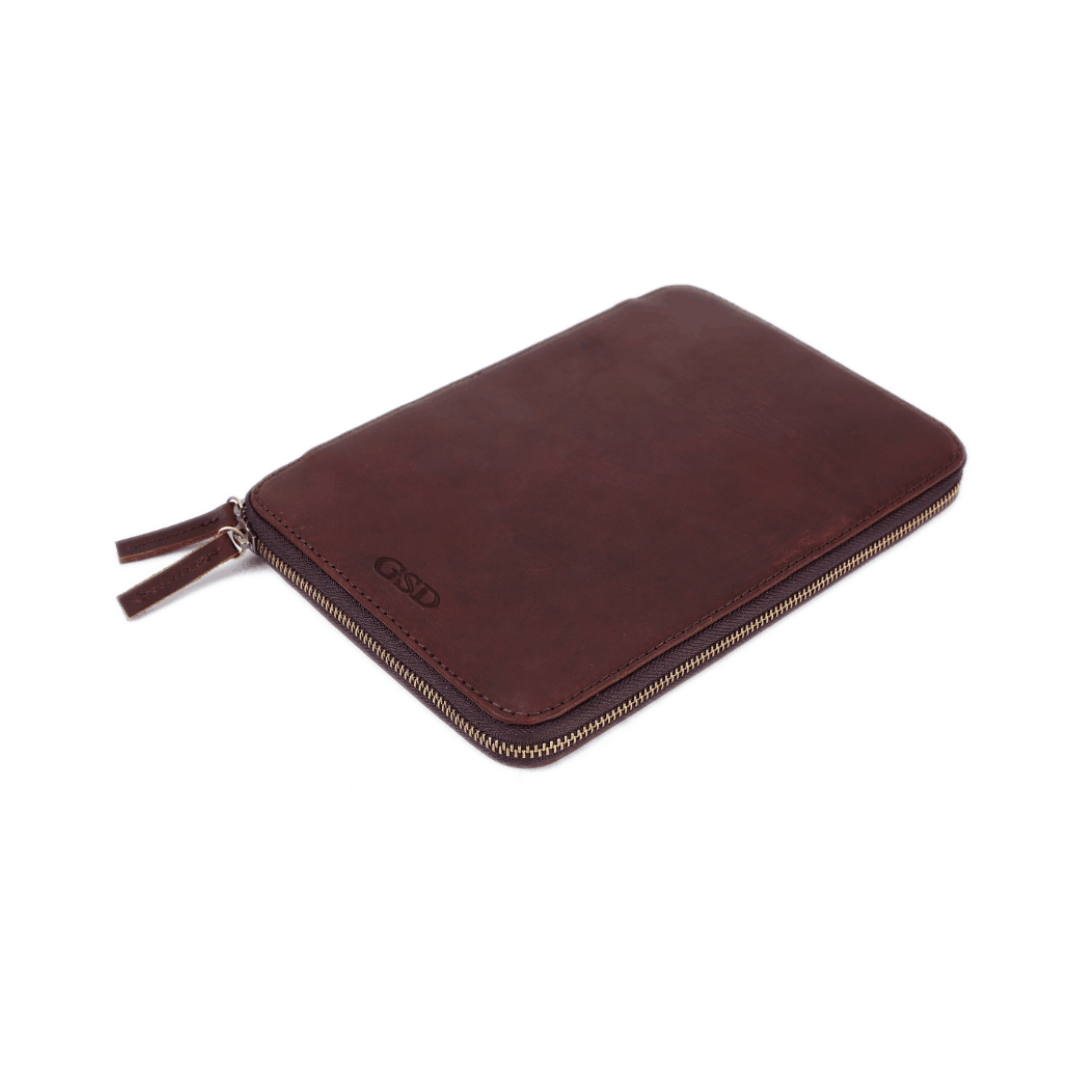 Personalized Initials Leather Travel Wallet, Passport Holder - Groomsmen Gift