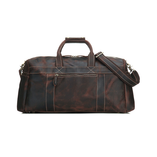 Super Large Genuine Leather Travel Bag, Duffel Bag 