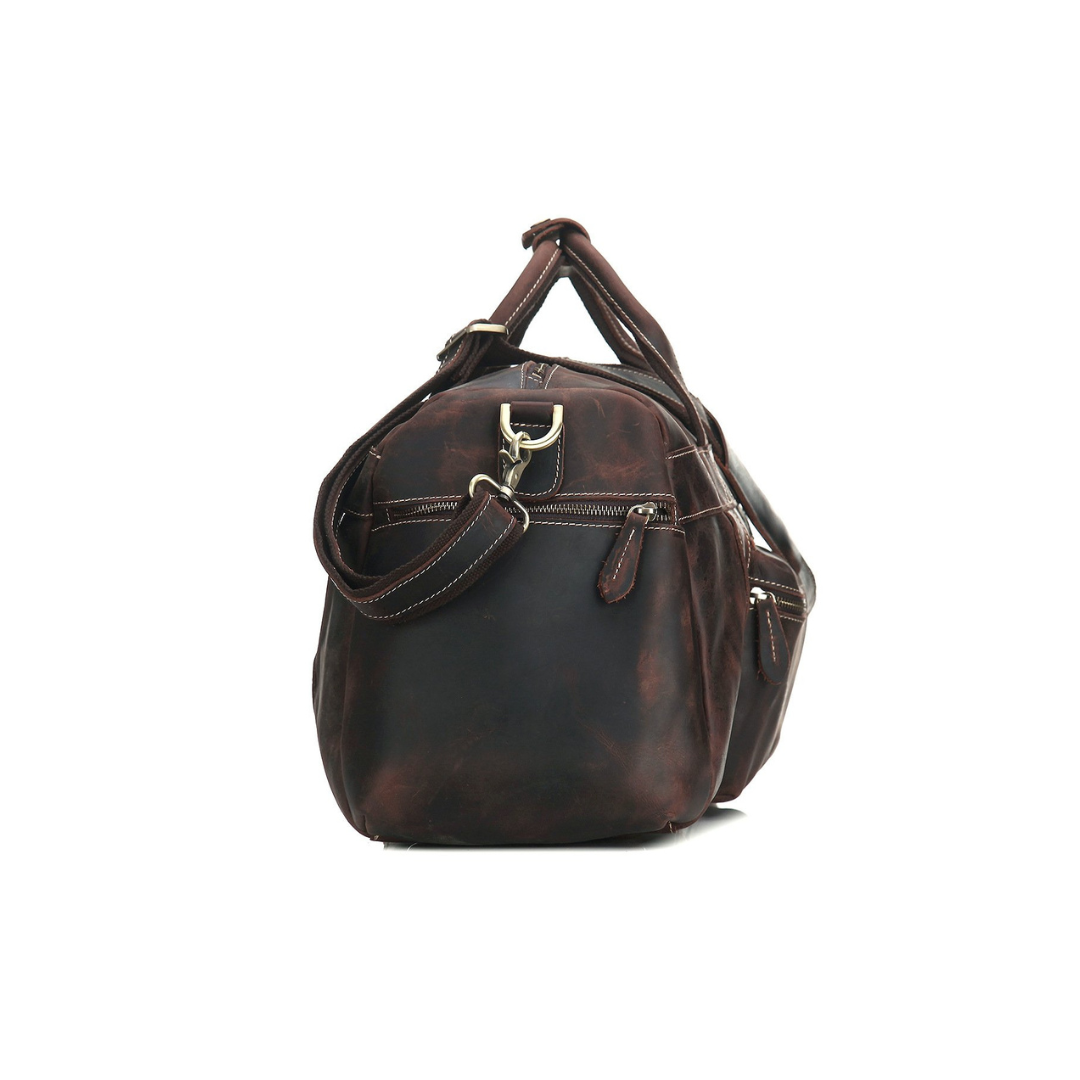 Super Large Genuine Leather Travel Bag, Duffel Bag 