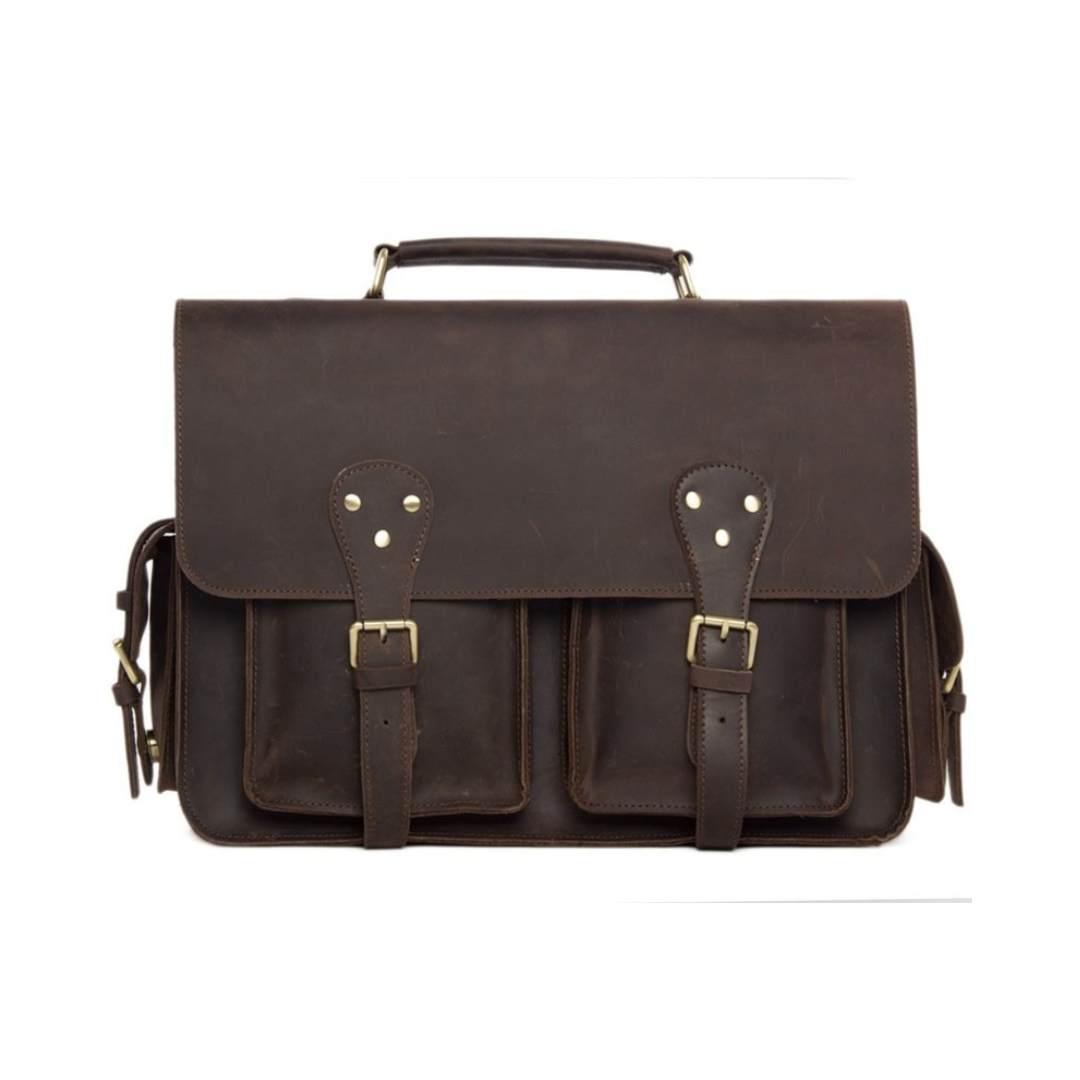 Handmade Rustic Leather Briefcase, Messenger Bag, Laptop Bag, Men's Handbag<span> </span>
