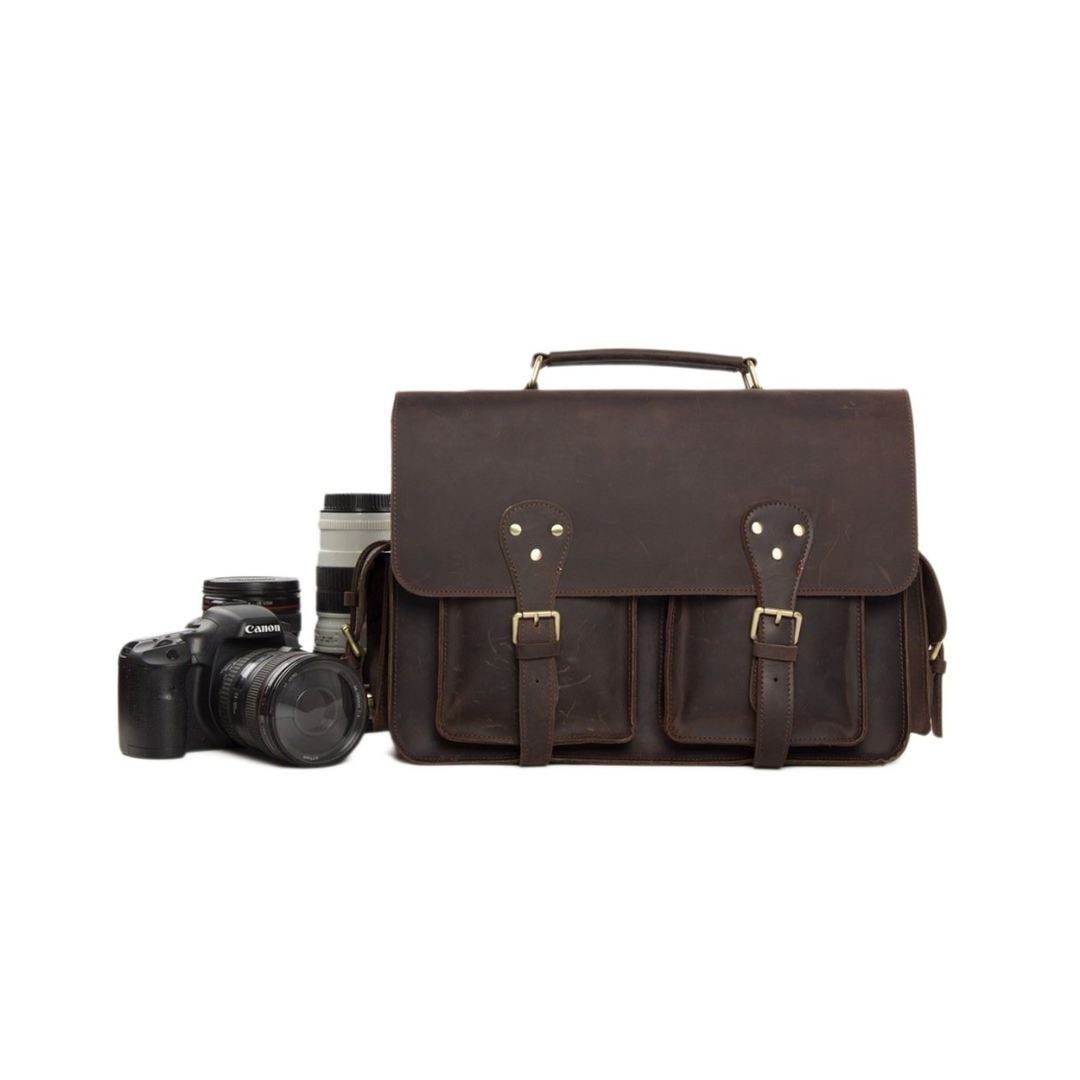 Handmade Rustic Leather Briefcase, Messenger Bag, Laptop Bag, Men's Handbag<span> </span>