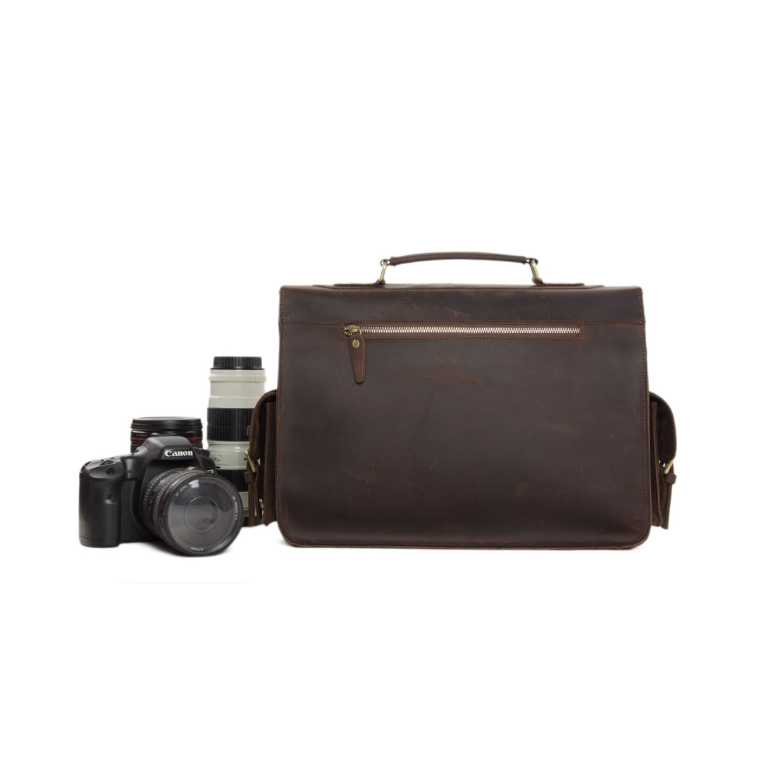 Handmade Rustic Leather Briefcase, Messenger Bag, Laptop Bag, Men's Handbag<span> </span>