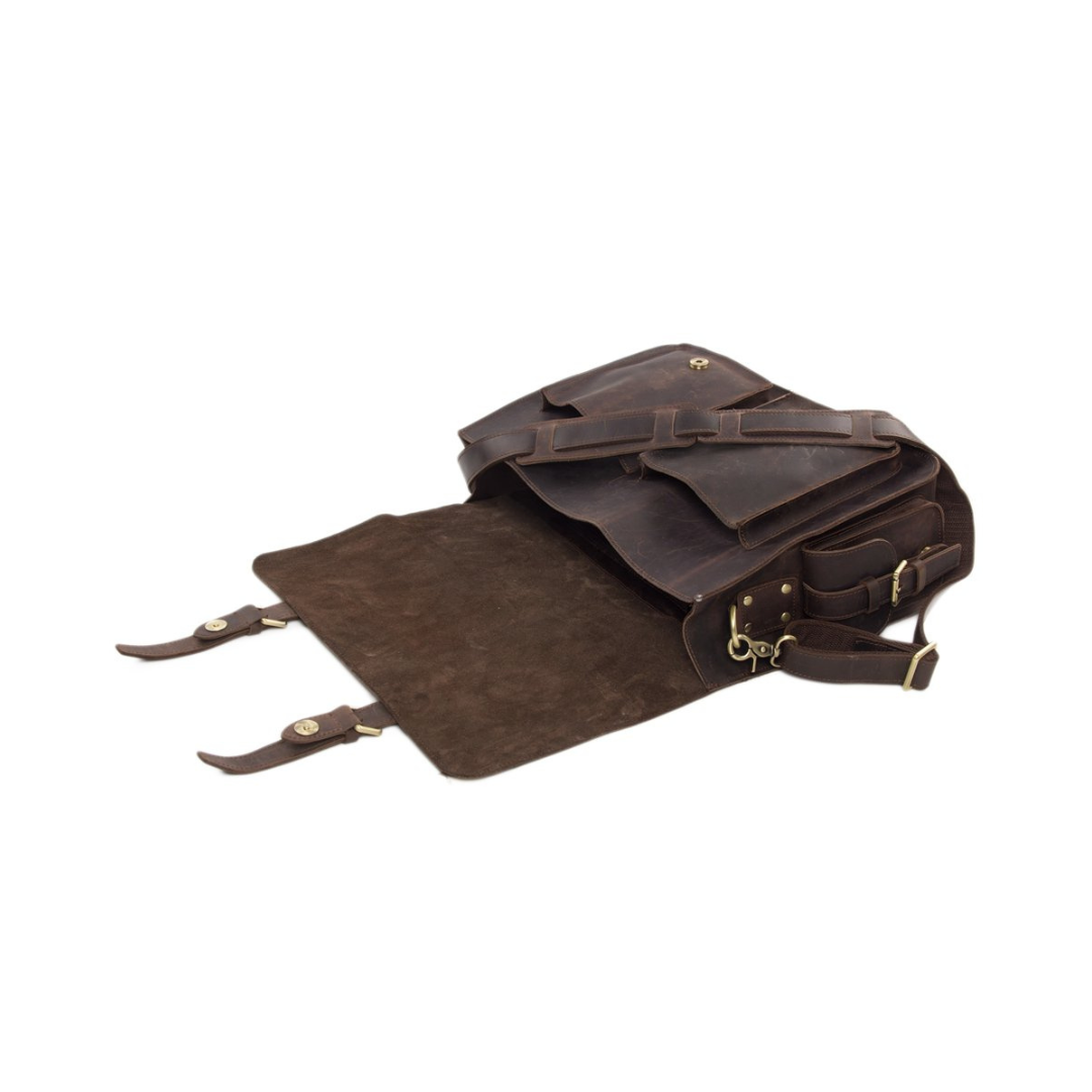 Handmade Rustic Leather Briefcase, Messenger Bag, Laptop Bag, Men's Handbag<span> </span>