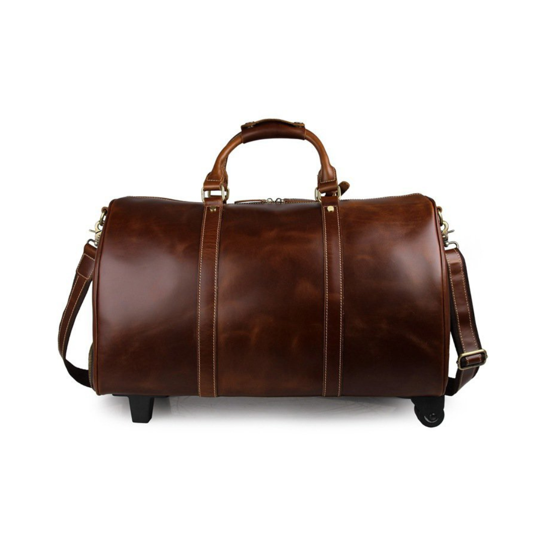 Handmade Extra Large Vintage Full Grain Leather Travel Bag, Duffle Bag, Hold-all Luggage Bag