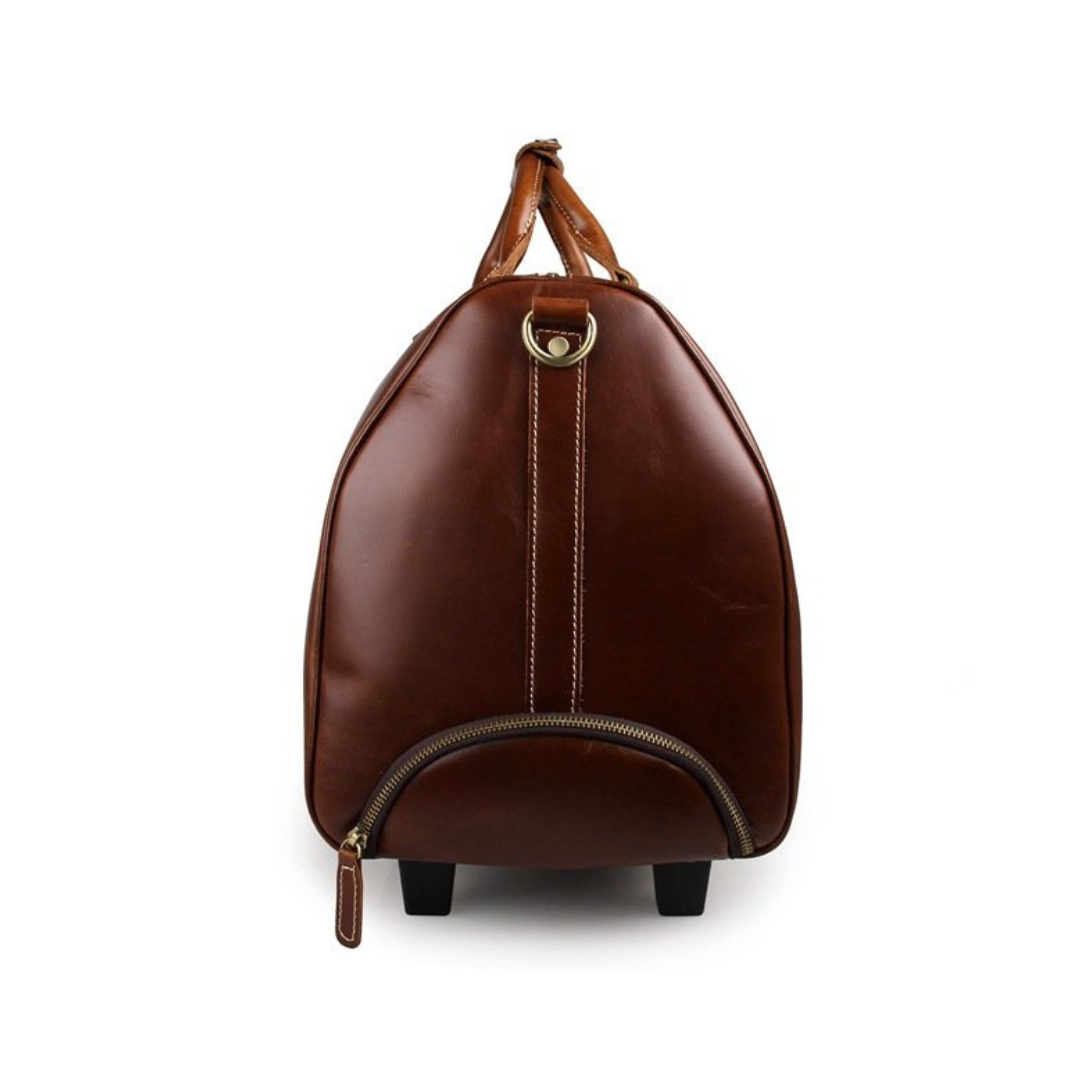 Handmade Extra Large Vintage Full Grain Leather Travel Bag, Duffle Bag, Hold-all Luggage Bag