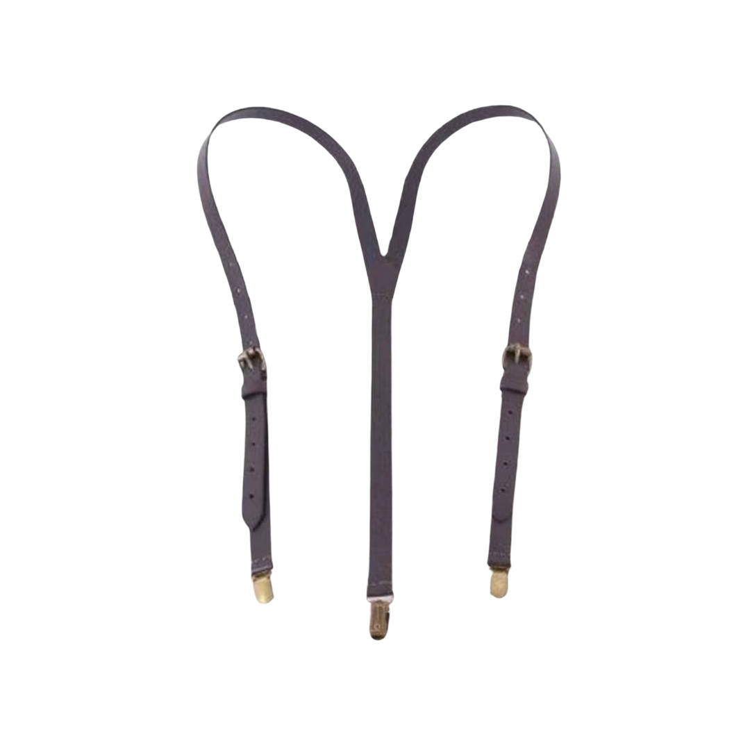 Great Design & Excellent Craftsmanship Leather Suspenders, Groomsmen Wedding Suspenders