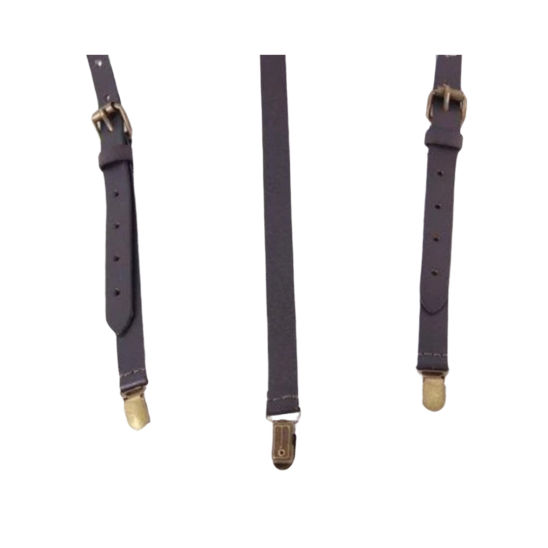 Great Design & Excellent Craftsmanship Leather Suspenders, Groomsmen Wedding Suspenders