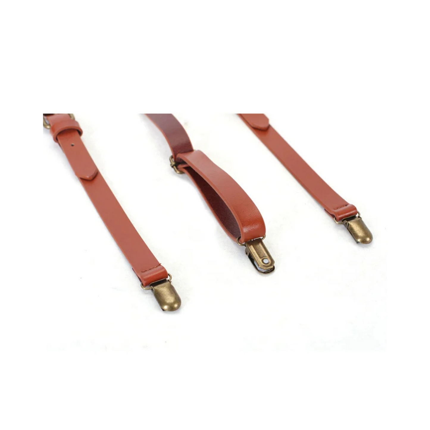 Leather Suspenders, Groomsmen Wedding Suspenders