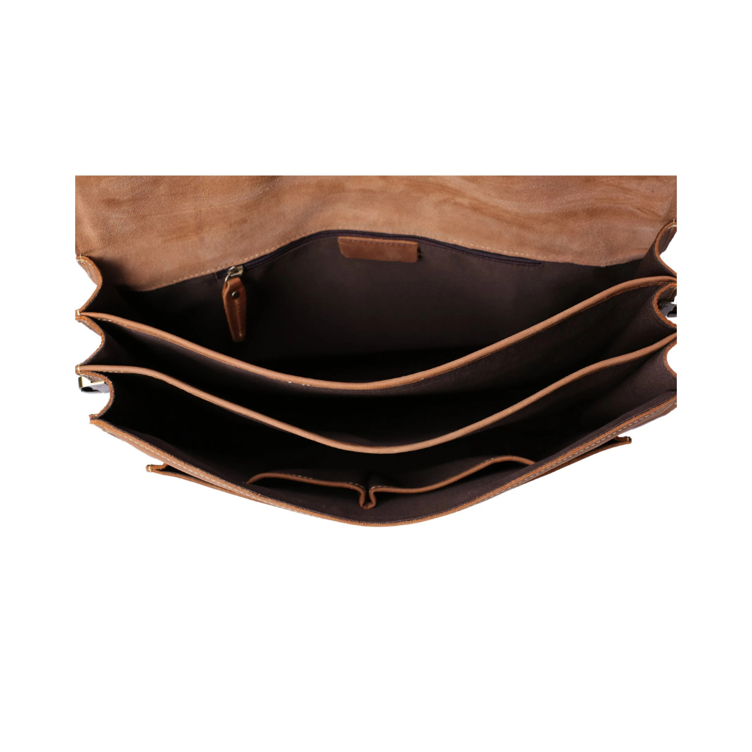 <p>Handmade Vintage Leather Briefcase Men Messenger Bag Laptop Bag</p> <meta charset="utf-8"> <p><span>This Satchel is very exquisite and </span><span>vintage; it is made of full grain leather and perfect for the consummate professionals, business men, lawyers, and more. This Messenger bag is perfect as your everyday bag, </span><span>and</span><span> can fit a 15 inches laptop, as well as many accessories.</span></p>