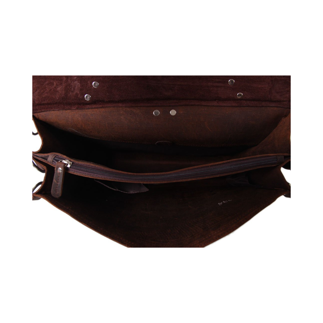 Handmade Vintage Leather Briefcase/Backpack, Men Messenger Bag, Laptop Bag