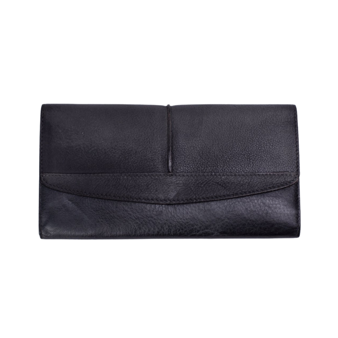 Vintage Style Genuine Natural Leather Wallet, Long Wallet, Men's Wallet 