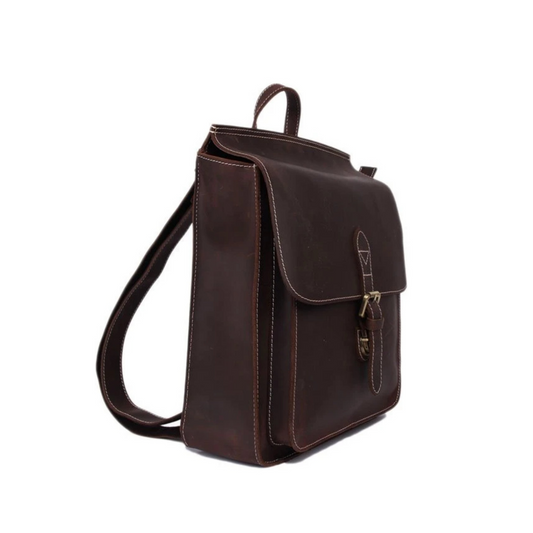  Vintage Handmade Full Grain Leather Backpack, Travel Backpack, Rucksack 