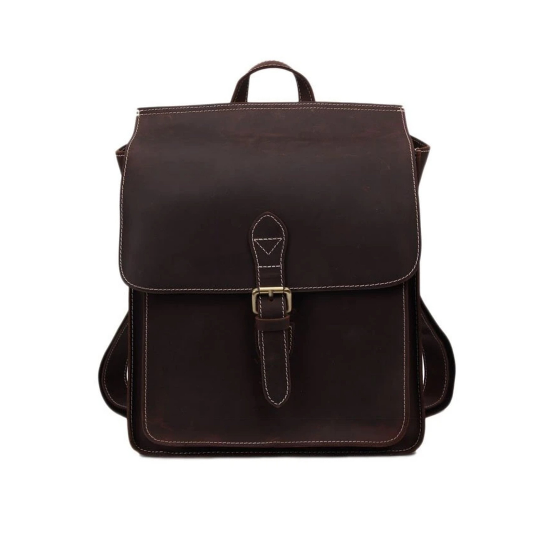  Vintage Handmade Full Grain Leather Backpack, Travel Backpack, Rucksack 