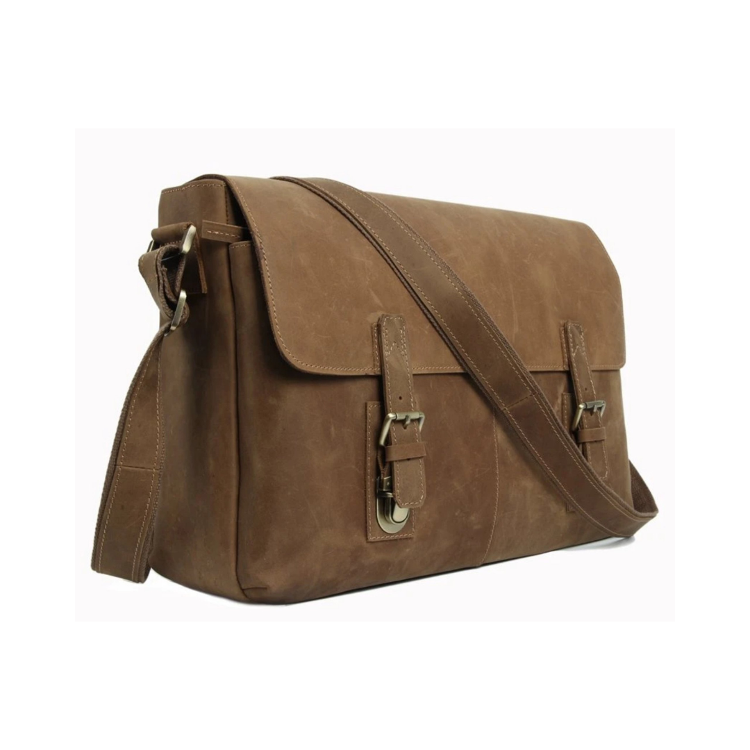 Vintage Leather Messenger Bag, Cross Body Bag, Shoulder Bag, Laptop Bag