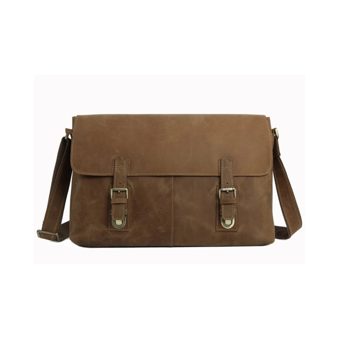 Vintage Leather Messenger Bag, Cross Body Bag, Shoulder Bag, Laptop Bag