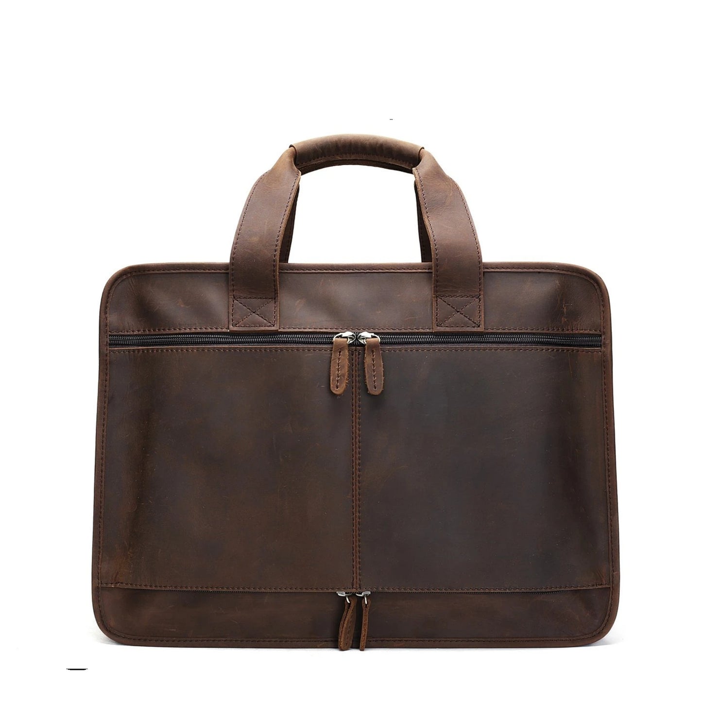 Handmade Genuine Leather Satchel/Handbag - Blue Sebe Handmade Leather Bags