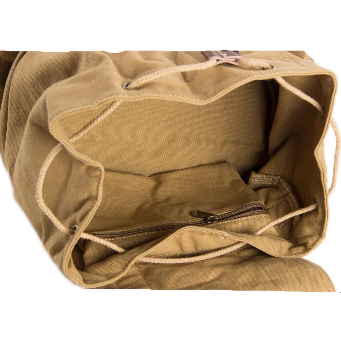 Waxed Canvas DSLR Camera Travel Backpack - K - Blue Sebe Handmade Leather Bags