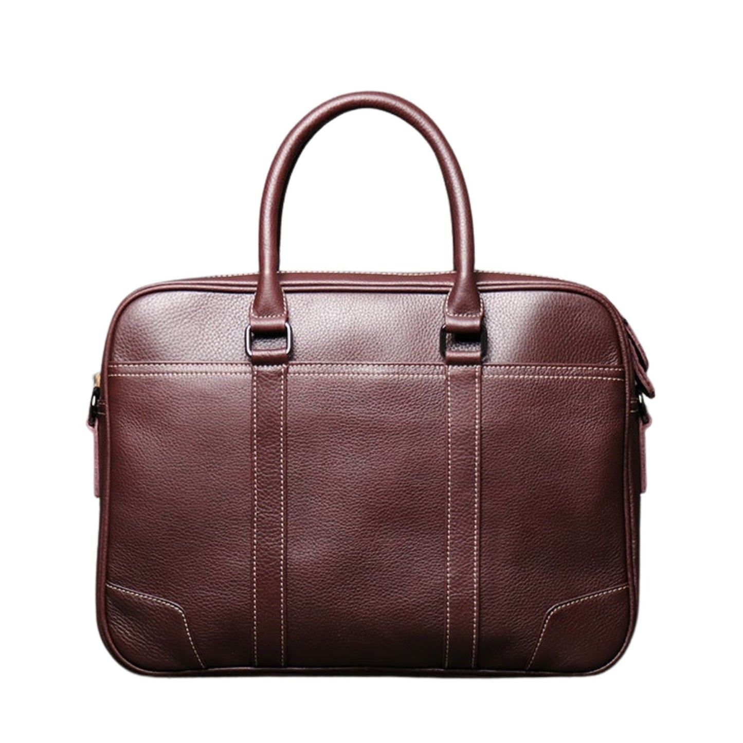 Genuine Soft Leather Satchel - Blue Sebe Handmade Leather Bags