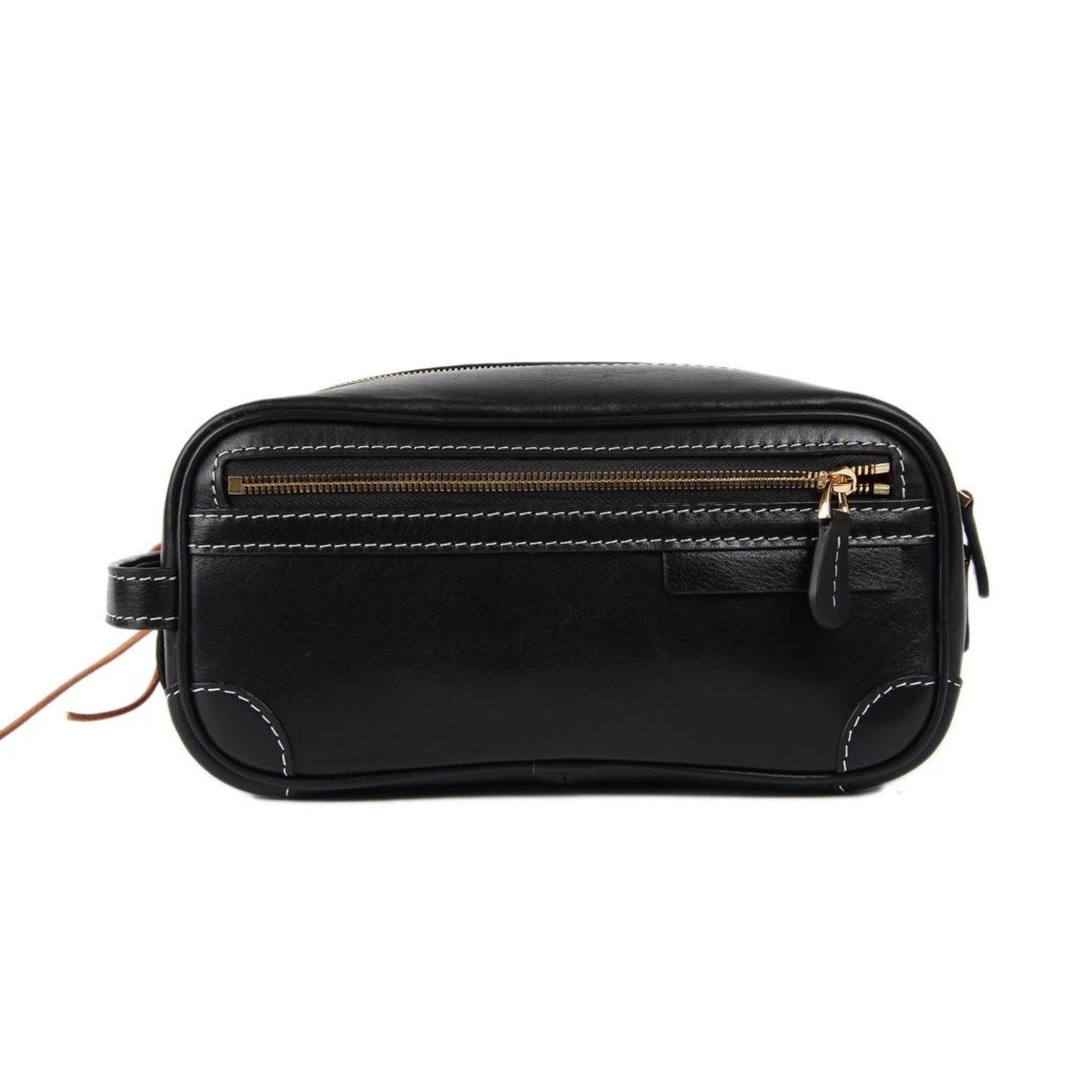 Handmade Full Grain Vegetable Tanned Leather Travel Kit - Blue Sebe Handmade Leather Bags
