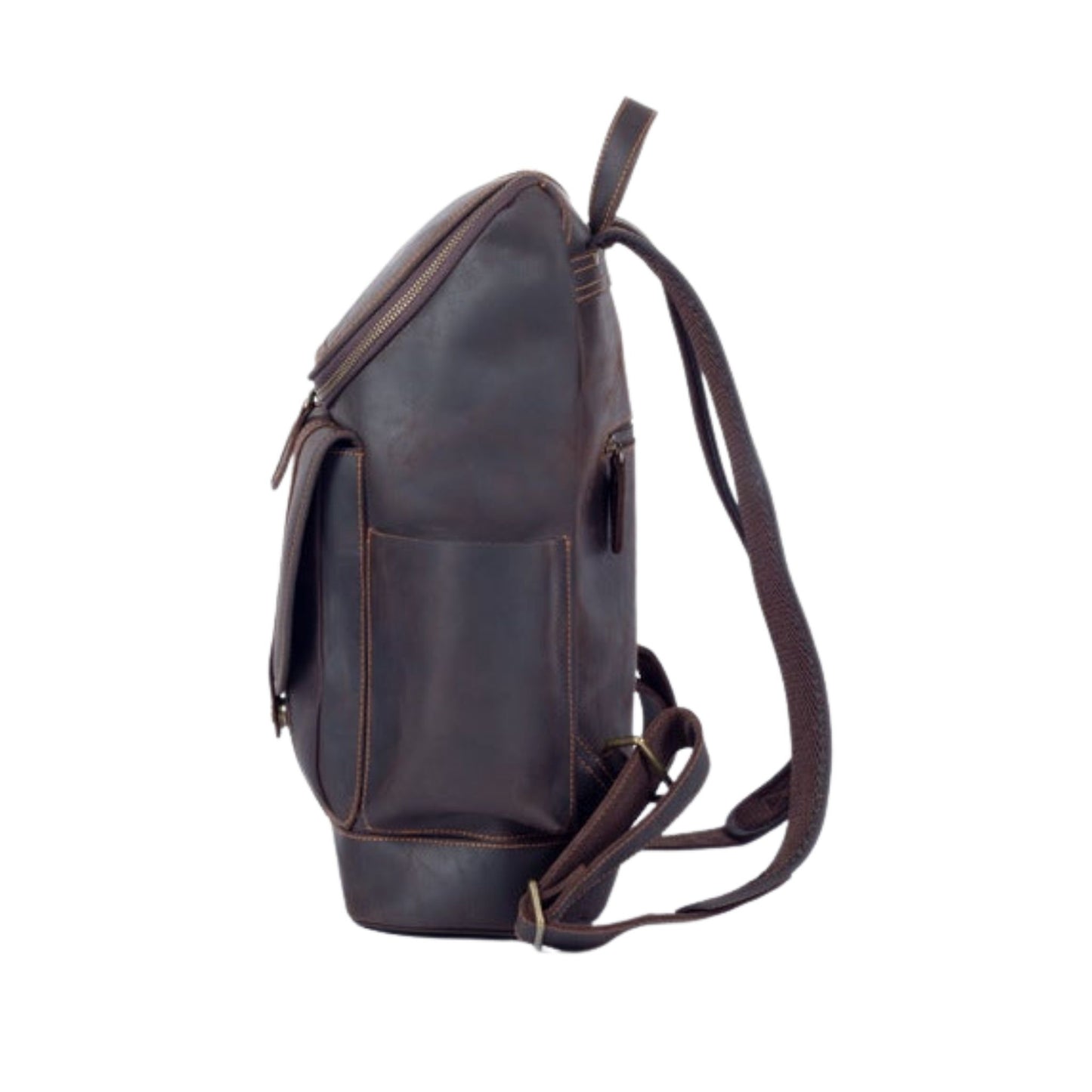 Vintage Leather Travel Backpack/Rucksack - Blue Sebe Handmade Leather Bags