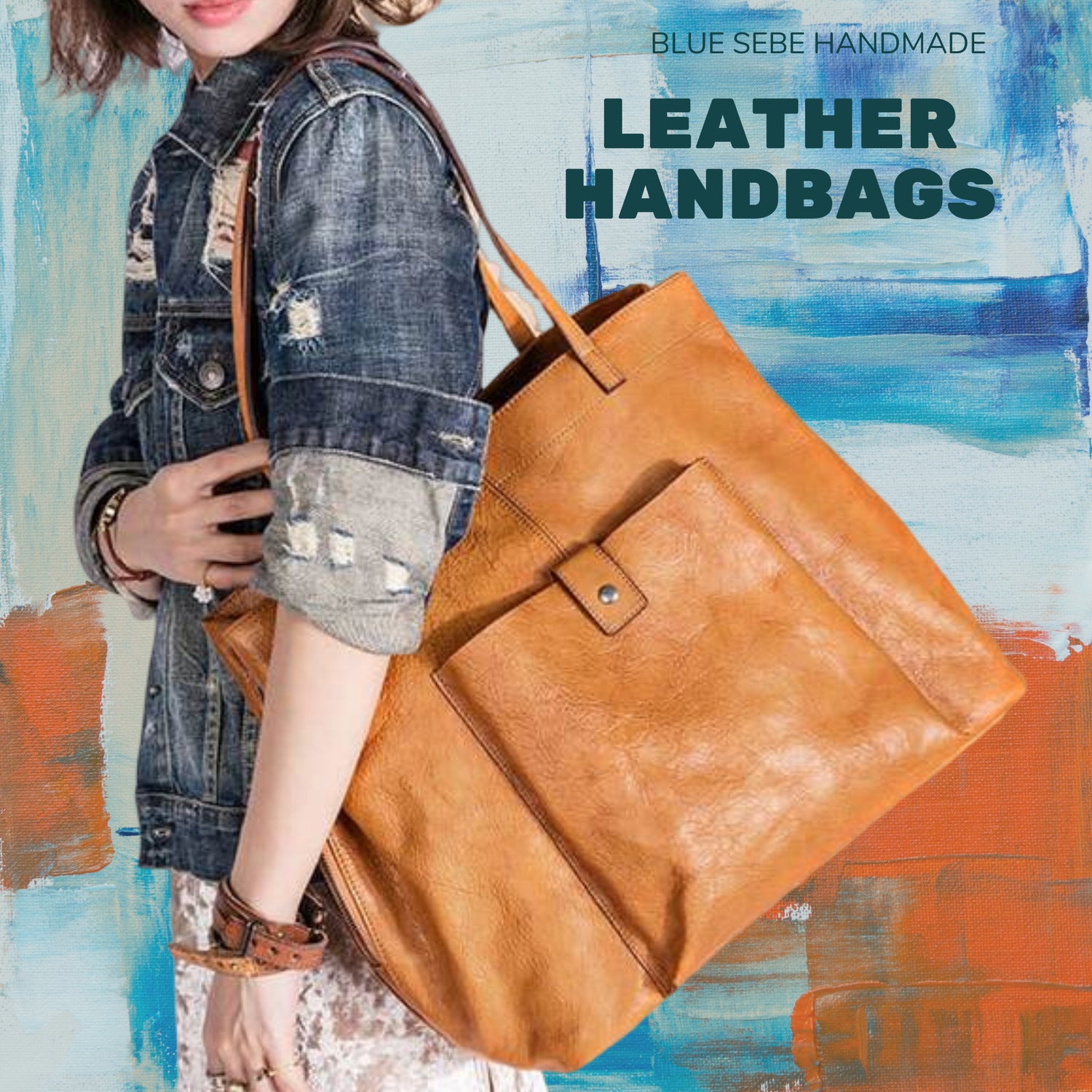 Handmade Leather Bags | Handbag, Tote bag, satchel, Purses | Blue Sebe