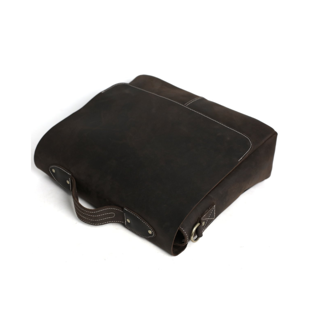 Handmade Leather Messenger Bag Laptop Bag Men's Bag