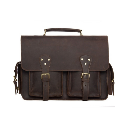 Handmade Rustic Leather Briefcase, Messenger Bag, Laptop Bag, Men's Handbag<span>&nbsp;</span>