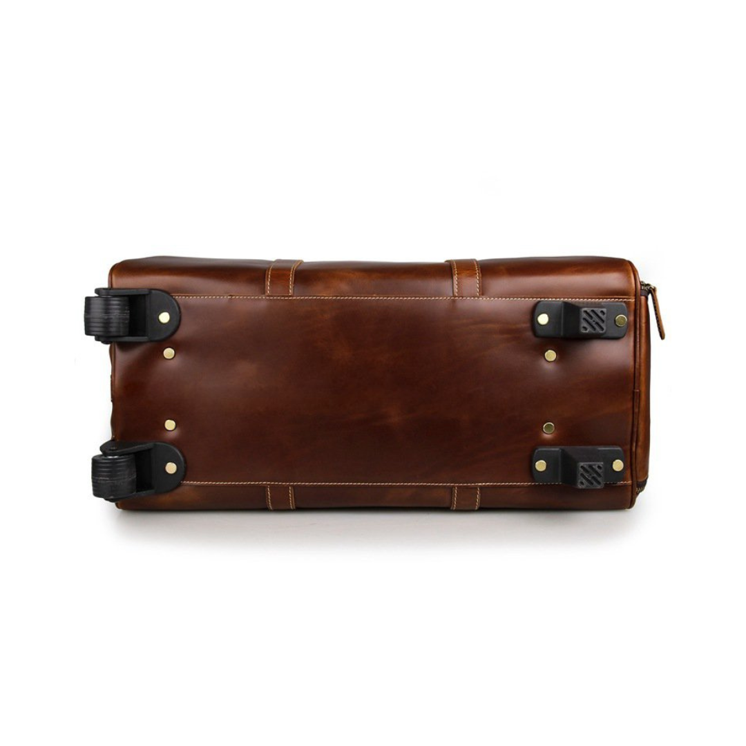 Handmade Extra Large Vintage Full Grain Leather Travel Bag, Duffle Bag, Hold-all Luggage Bag
