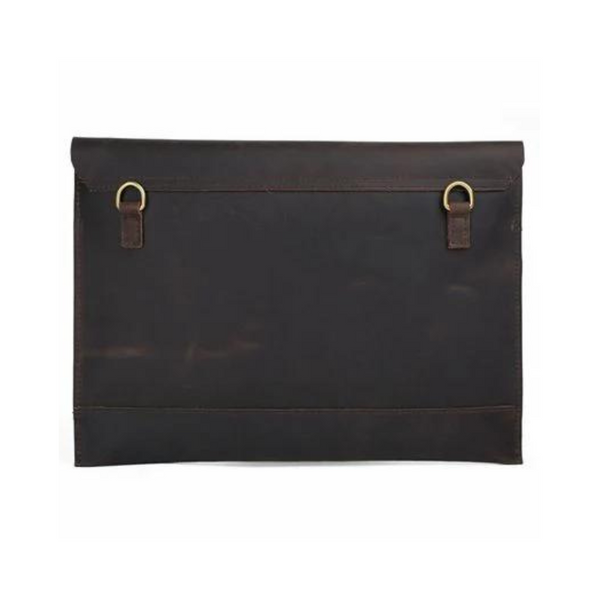 Handmade Vintage Leather Envelope Clutch/Messenger Bag