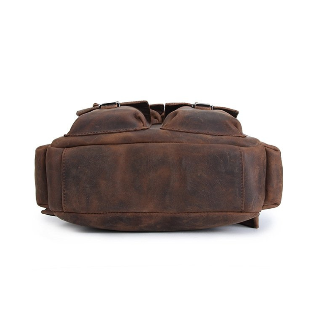 Handmade Vintage Leather Backpack, Travel Backpack