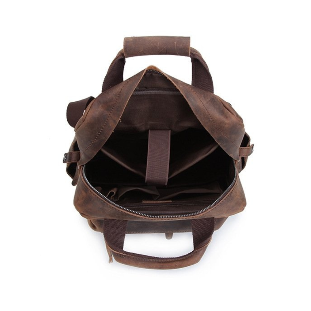 Handmade Vintage Leather Backpack, Travel Backpack