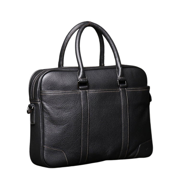 Genuine Soft Leather Satchel - Blue Sebe Handmade Leather Bags